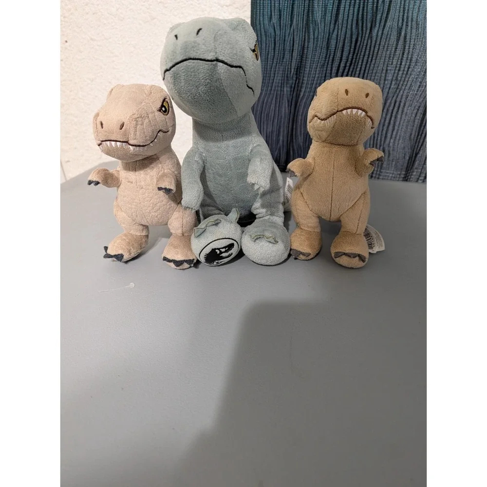 Jurassic‎ World Plush Dinosaur's,(3)